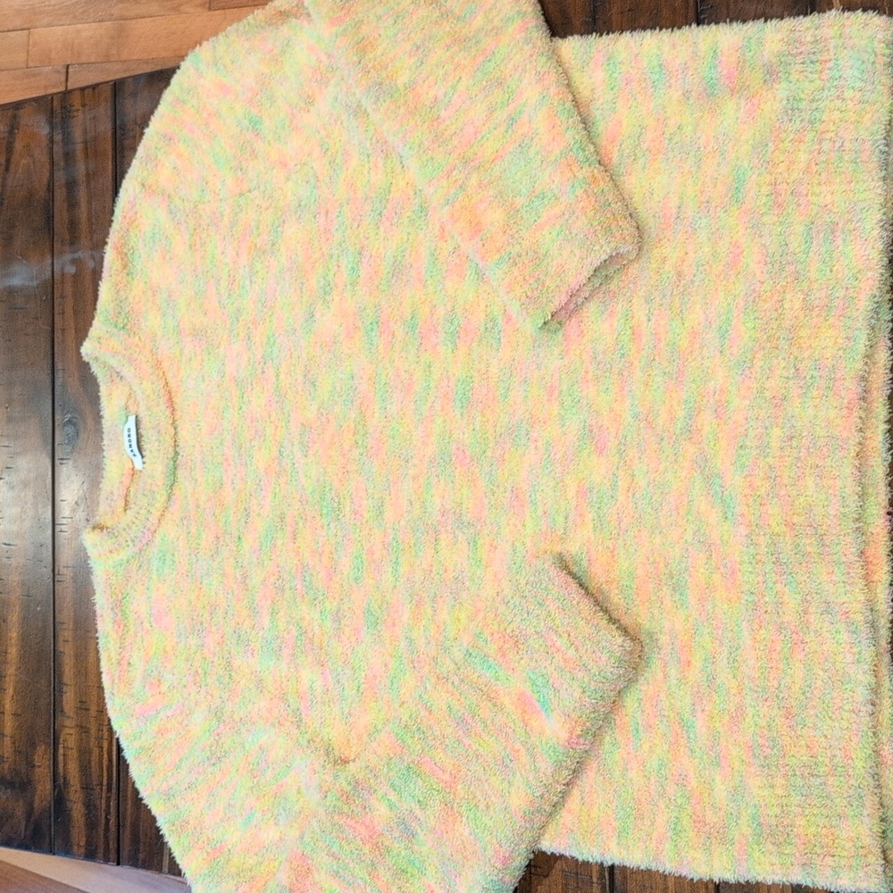Sandro Fluffy Crew Neck Sweater - Picture 3 of 8